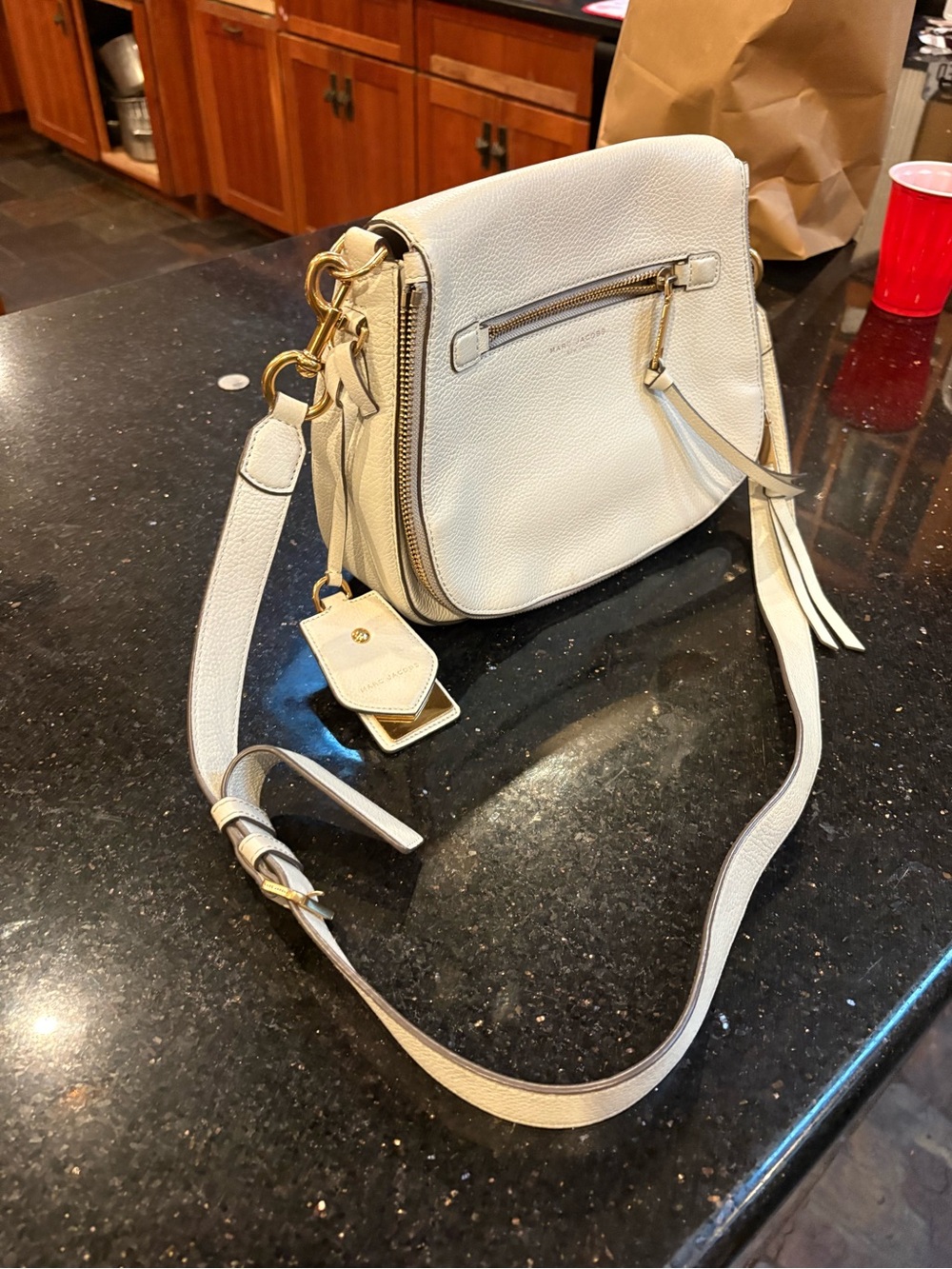 LIKENEW MARC Jacobs Large Recruit Nomad Saddle Bag/Crossbody